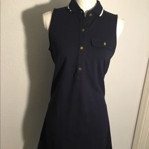 Michael Kors blue sleeveless midi dress-Size S